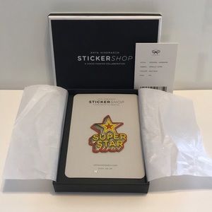 NWOT ANYA HINDMARCH “super star” sticker